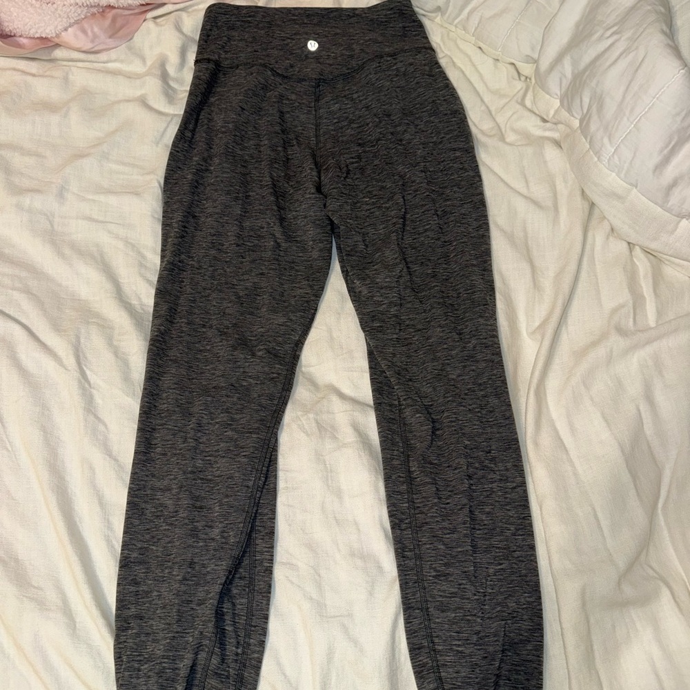 Heathered gray lululemon align joggers